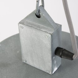 Steinhauer Mexlite LEA velika siva industrijska visilica od metala prečnika 47 cm