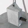 Steinhauer Mexlite LEA velika siva industrijska visilica od metala prečnika 47 cm