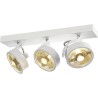 SLV Kalu plafonska lampa od aluminijuma sa tri rotirajuća spota u mat beloj boji outlet