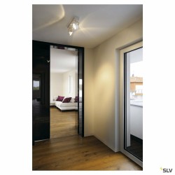 SLV Kalu plafonska lampa od aluminijuma sa tri rotirajuća spota u mat beloj boji outlet