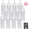 Squeezy set 12 dozir boca 200ml za kečap senf ulje i dekoraciju bez BPA