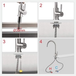 Outlet GRIFEMA G4008 ColdStart kuhinjska slavina inox