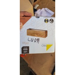 Moderna Trio Brad LED zidna lampa od nauljenog drveta bora sa integrisanim dimerom