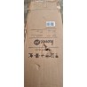 Minimalistička bela metalna stona lampa Loistaa Wheeler visine 48 cm sa mat završnicom