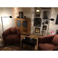 Moderna mat crna podna lampa za čitanje Trio Kazan sa podesivom rukom i touch dimerom