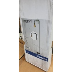 Näve Modo podna lampa sa crno-zlatnim metalnim ramom i E27 grlom visine 150 cm