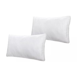 Beli Sampur luksuzni jastuk od mikrofibera dimenzija 40x70 cm sa elegantnim žakard tkanjem