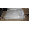 Sampur beli luksuzni jastuk 40x70 cm sa šupljim mikrofiber vlaknima i prugastom žakard navlakom