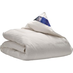 Luksuzni beli Ten Cate jorgan za 4 sezone dimenzija 140x220 cm sa kasetnim pregradama i pamučnom navlakom