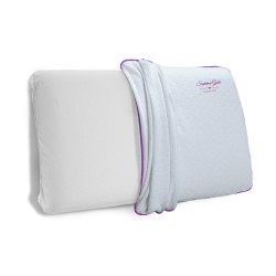 Beli Sampur Bonne Fete jastuk od memorijske pene 70x40 cm sa elegantnim ljubičastim rubom