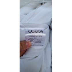 Beli Siberie topao jorgan 240x260 cm sa ispunom od šupljeg vlakna mikrofibera 600 g/m²