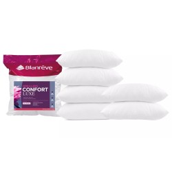Beli Blanreve Confort Luxe jastuci dimenzija 60x60 cm u setu od 2 komada sa perkal pamučnom navlakom