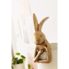 KARE Animal Rabbit Gold/bela 68 cm – polomljene noge