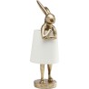 KARE Animal Rabbit Gold/bela 68 cm – polomljene noge