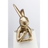 KARE Animal Rabbit Gold/bela 68 cm – polomljene noge