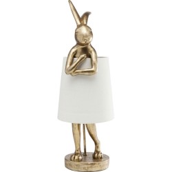KARE Animal Rabbit Gold/bela 68 cm – polomljene noge