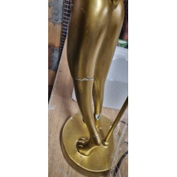 KARE Design Animal Rabbit zlatna stona lampa 68cm E14 – outlet polomljene noge figure zeca