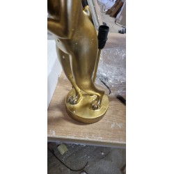 KARE Animal Rabbit Gold/bela 68 cm – polomljene noge