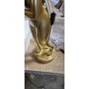 KARE Animal Rabbit Gold/bela 68 cm – polomljene noge