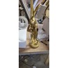 Kare Animal Rabbit zlatna stona lampa sa belim abažurom i oštećenim nogama - slike uživo_1