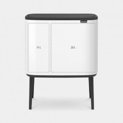 Brabantia Bo Touch kanta 34 L bela – udubljenja na kućištu