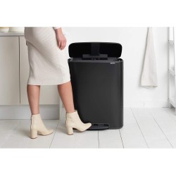 OUTLET Brabantia Bo Kanta 2x30L Mat Crna | Outlet BGD