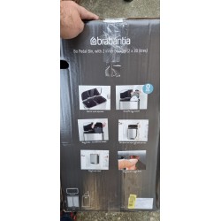 OUTLET Brabantia Bo Kanta 2x30L Mat Crna | Outlet BGD
