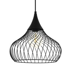 Eglo Staverton 43344 | Crna Mrežasta Visilica | Sniženo | Outlet