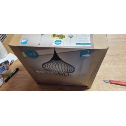 Eglo Staverton 43344 | Crna Mrežasta Visilica | Sniženo | Outlet
