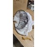 Eglo Staverton 43344 crna visilica sa oštećenjem na metalnom abažuru slike uživo 2