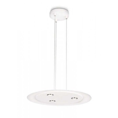 Philips Ledino Avance beli okrugli LED luster sa tri integrisana izvora svetlosti i podesivom visinom