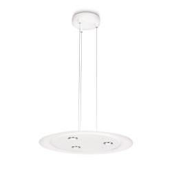 Philips Ledino Avance beli okrugli LED luster sa tri integrisana izvora svetlosti i podesivom visinom