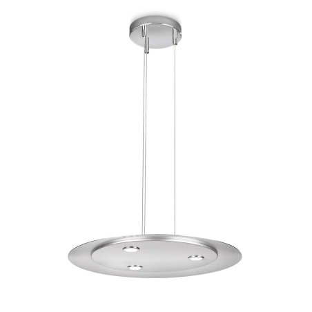 Philips Ledino Avance hromirani LED luster sa tri okrugla izvora svetlosti i podesivom visinom