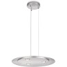 Philips Ledino Avance hromirani LED luster sa tri okrugla izvora svetlosti i podesivom visinom