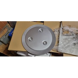 Moderni Philips Ledino Avance luster sa tri LED modula u hromiranoj obradi, toplo belo svetlo