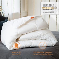 Sleepling Komfort letnji jorgan 200x200 cm od belog antialergijskog mikrofibera sa romb prošivom
