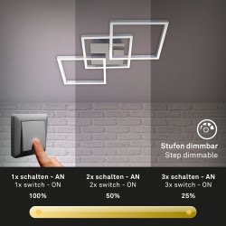 Briloner Frame LED Plafonjera 76cm - Dimabilna 36W | Outlet BGD