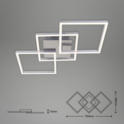 Briloner Frame LED Plafonjera 76cm - Dimabilna 36W | Outlet BGD