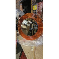 Kartell All Saints zidno ogledalo narandžasta PMMA ram prečnik 78cm Ludovica Roberto Palomba – outlet