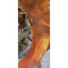 Kartell All Saints zidno ogledalo narandžasta PMMA ram prečnik 78cm Ludovica Roberto Palomba – outlet naprsla plastika