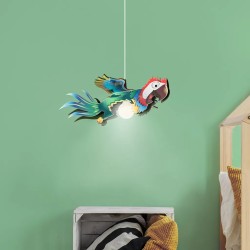 Elobra Papagei dečija lampa u obliku papagaja od drveta