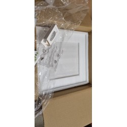 ZMH Fangyuan kvadratna LED plafonjera 40 cm sa daljinskim upravljačem, naprsla i odvarena