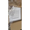ZMH Fangyuan kvadratna LED plafonjera 40 cm sa daljinskim upravljačem, naprsla i odvarena