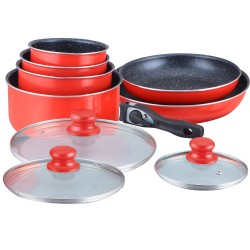 Herzberg HG-5000 Set 10/1 | Crvena | Otporno na Metalni Pribor I Outlet Bgd
