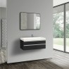 Mat crni aluminijumski ram Loftscape Living dimenzija 80x60 cm outlet