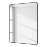 Mat crni aluminijumski ram Loftscape Living dimenzija 80x60 cm outlet