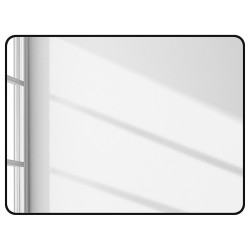 Mat crni aluminijumski ram Loftscape Living dimenzija 80x60 cm outlet