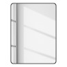 Mat crni aluminijumski ram Loftscape Living dimenzija 80x60 cm outlet