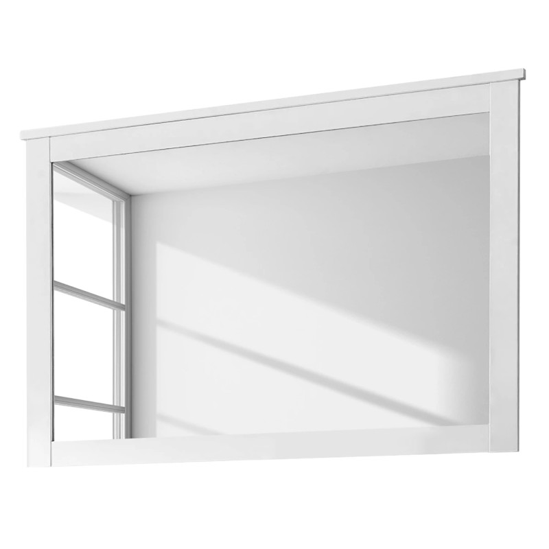 Belo MDF zidno ogledalo Trend Team Ole dimenzija 91x62 cm outlet