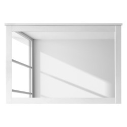 Belo MDF zidno ogledalo Trend Team Ole dimenzija 91x62 cm outlet
